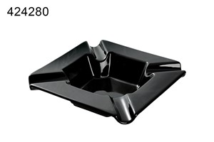 Bild von Angelo Zigarrenascher 4er Keramik, schwarz, 22x22x5,3cm 424280
